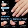 UNA GELLA Gel Nail Tips Almond Shape Medium Pre-etched 450PCS