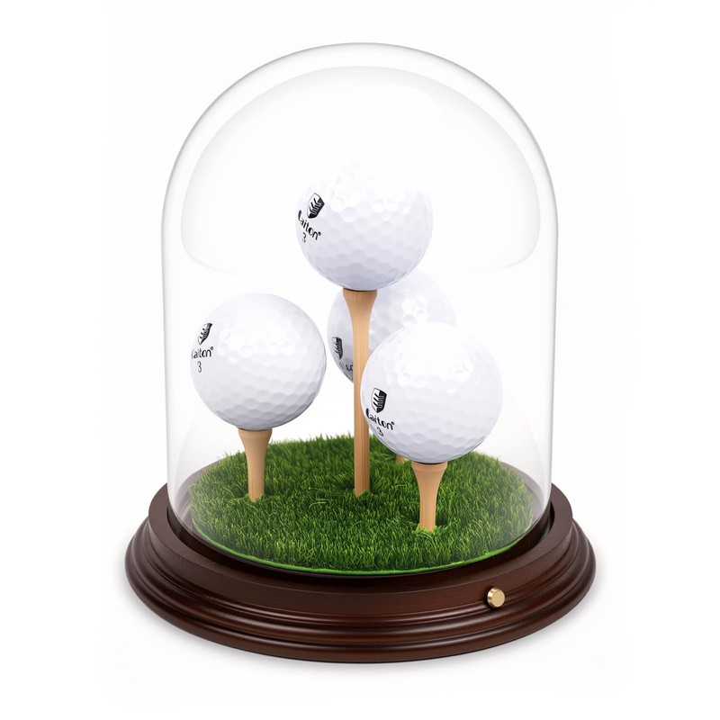 HEWYIOS Light Up Hole in One Golf Ball Display Case，Can
