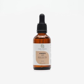 ROZE NATURA Calendula Infused Oil Extract (Macerated Oil), 1.69 fl oz (50ml), 100% Natural & Pure, Non-GMO