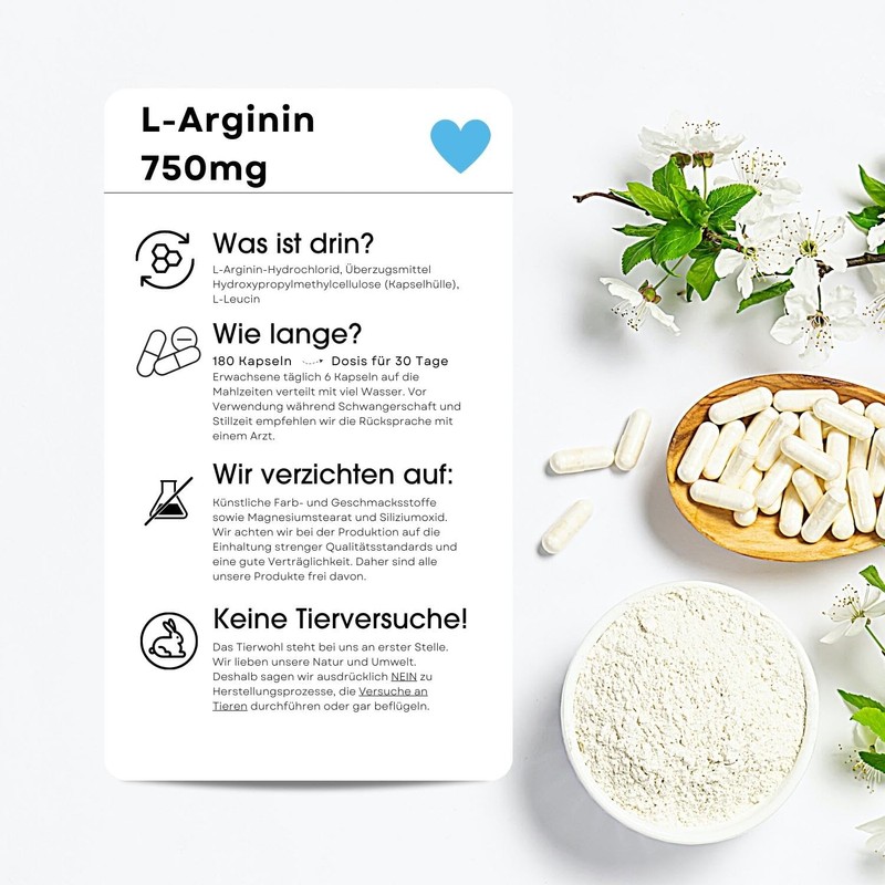 Fair & Pure® - L-Arginin Kapseln - 4500mg pro Tagesdosis