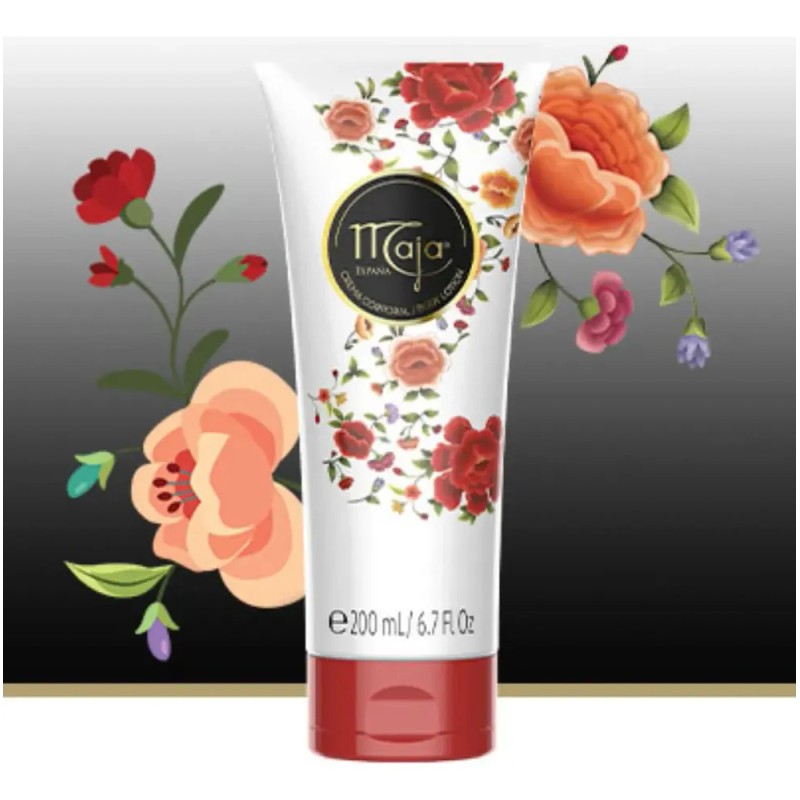 Maja Crema Líquida Perfumada, Hidratación Intensiva Corporal, 200 ml