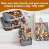 4-Piece Compression Packing Cubes - Polyester Luggage Organizer Set, Breathable