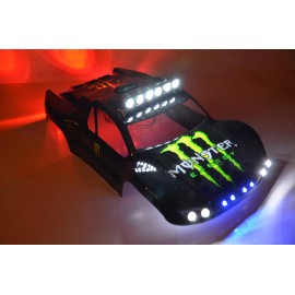 Traxxas RC LED Deluxe Light Set For Traxxas Slash 4x4 Ultimate black light bar SC #80