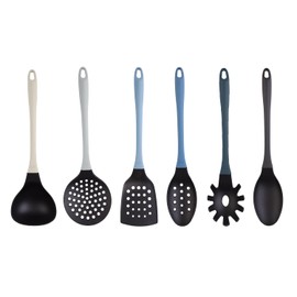 Masterchef Kitchen Utensils, Kitchen Utensils, Cooking Utensils Including Cooking Spoon Set, Baking Utensils, Non-Stick Coating, Scratch-Resistant and Heat Resistant Cookware, Blue
