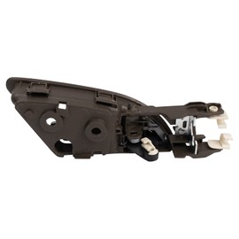 TRQ Driver Side Interior Door Handle Taupe Housing with Silver Handle Compatible with 2008-2012 Honda Accord 2010-2011 Accord Crosstour