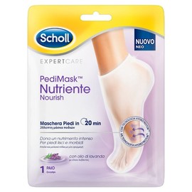 Scholl PediMask Nutriente Nourish Foot Mask With Lavender Oil, 1 pair