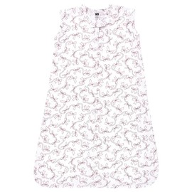 Hudson Baby Unisex Baby Cotton Sleeveless Wearable Sleeping Bag, Sack, Blanket, Pink Bows, 18-24 Months