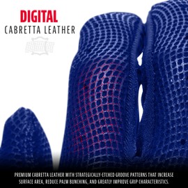 Franklin Sports 10916F6 Neo Classic II Series - Guantes de béisbol, Azul Rey/Azul Rey, XX-Large