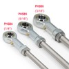 Zeberoxyz Pack of 4 PHSB6 Rod End Bearings 3/8 Inch
