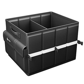 Sposuit Car Trunk Organizer and Storage - Collapsible Small Grocery Trunk Organizers for SUV, Sedan, Van