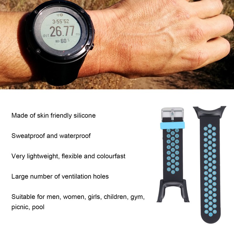Silicone Quick Release Wristband Replacement Waterproof Accessory Silicone Watch Wristbands