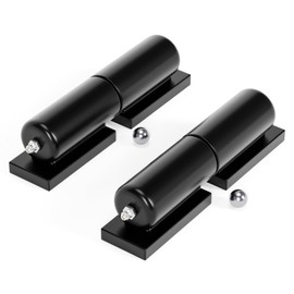 7 in Heavy Duty Barrel Gate Hinges,Steel Gate Door Hinges 900lbs Capacity for Swing Door, Trailer Ramp, Metal Driveway Gate Drive,Fence Gate, Weld On Install Barrel Hinges, 2 Pack