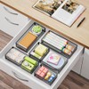 Marbrasse 5 Pack Desk Drawer Organizer Set with Adjustable Divider