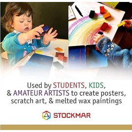 STOCKMAR - Lápices de cera - 12 colores en caja de cartón