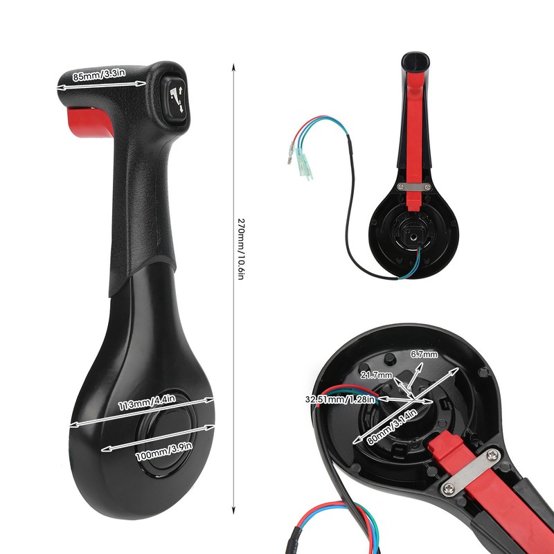 Trim Tilt Handle Remote Control Box Throttle Shift Lever 881148T03