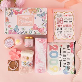 Sweet 16 Gifts for Girls - 16th Birthday Gift for Girl - Sweet Sixteen Gift for Girls Trendy 2025 - Coolest 16 Birthdays Gifts Box, Best Gifts for 16 Year Old Teen Girl,16th Birthdays Decoration Ideas