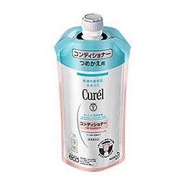 Kao Curel Conditioner, Refill (11.6 fl oz (340 ml) x 2 Piece Set, Refill, Curel (Quasi-Drug)
