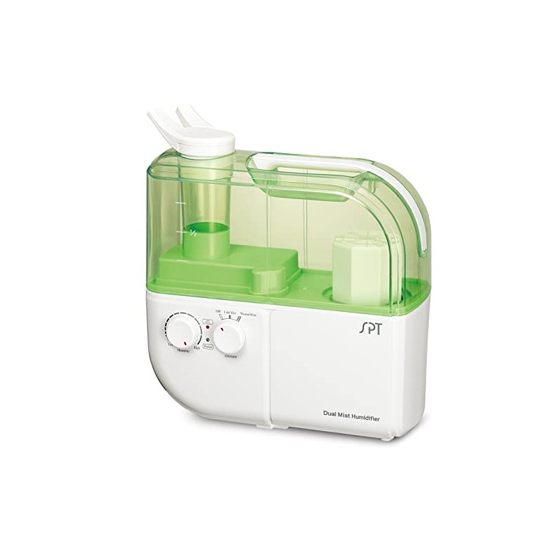 SPT [Green Dual Mist Humidifier with ION Exchange Filter, (SU-4010GA)