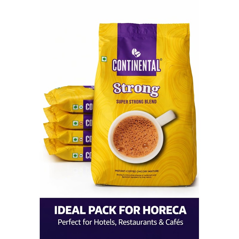 Continental Strong Instant Coffee Powder | 1 Kg Bag |