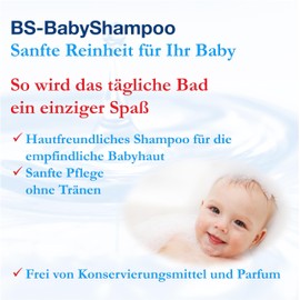 dline BS-BabyShampoo, 200 ml, for Highly Sensitive Skin without Eye Burn, 1 Tube (1 x 200 ml)