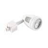 Saxby Bullett 50W Gloss White Mains Voltage GU10 Halogen Track
