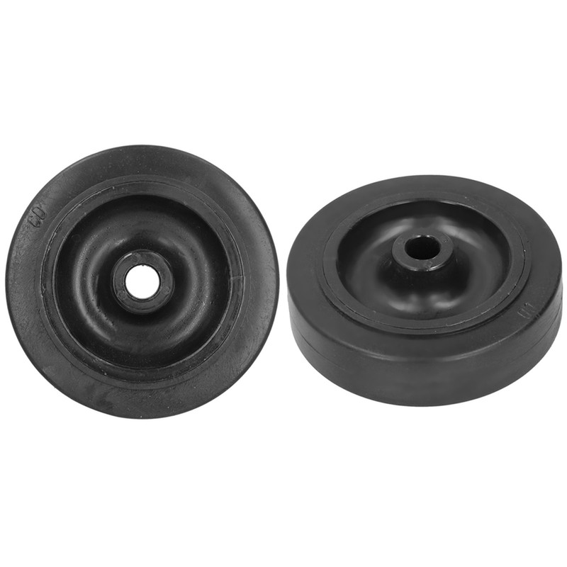 2Pcs Rubber Wheel 5kw-6.5kw Gasoline Engine Generator Mute Wheels Replacement