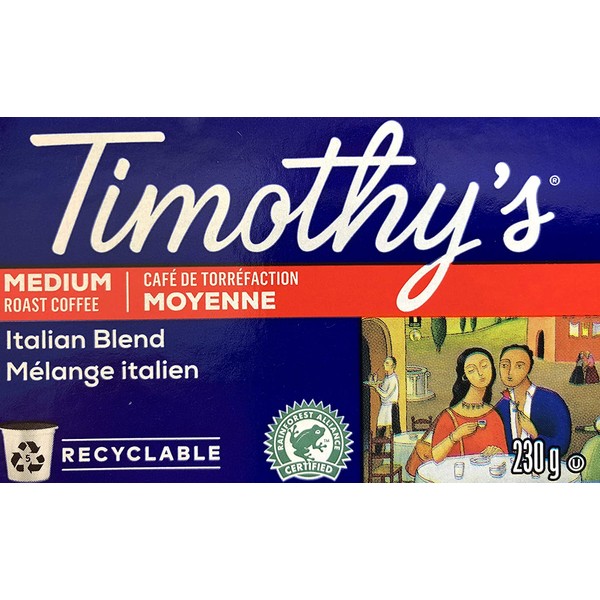 Timothy's World Coffee, Italian Blend, , K-Cups for Keurig Brewers,