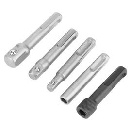 3PC SDS Plus Steel Socket Socket Wrench Adapter, Drill Wrench Adapter Adapter 2PC SDS Socket Hexagonal Extension Electric Tool Accessories