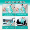 WRAPOK Microwave Steamer Bags 30 Pack Zip Steam Vegetable Cooking