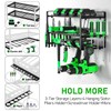 Socpuro Power Tool Organizer Wall Mounted, 3 Layers Heavy Duty