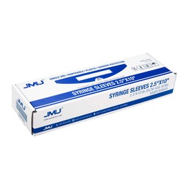 JMU 2500PCS Dental Air Water Syringe Sleeves 2.5" x 10" Disposable Clear Plastic Protective Barrier, 5 Boxes of 500PCS