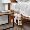 DormCo Bedside Caddy - TUSK® College Storage - Rose Quartz