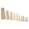 Marine Thru Hull Wood Plug Emergency Tapered Soft Plugs, 10-Piece