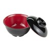 G.E.T. B-123-F, Fuji Collection, Black 12 oz. Melamine Bowls with