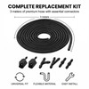 3 m Windscreen Washer Hose Set with 4 Connectors and