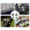 4Pcs KN3(D)-101 Metal Toggle Switch,12V 25A SPST ON/OFF,2 Pin Waterproof