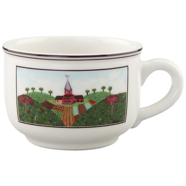 Villeroy & Boch Design Naif Tea Cup, 250 ml, Height: 6 cm, Premium Porcelain, Multicolour, 0.25 Litre