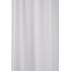 Croydex White Shower Curtain Made from 100% Recycled Poyester, with