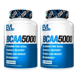 EVLUTIONNUTRITION BCAA 5000mg capsules, 240 tablets, 2 units / EVLUTIONNUTRITION BCAA 5000mg 캡슐, 240정, 2개