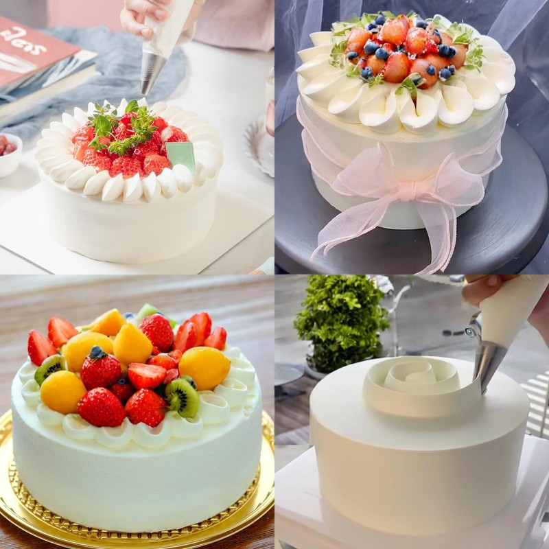 3 Pcs Piping Tips Set, V-Shaped Wave Nozzles for Pastry