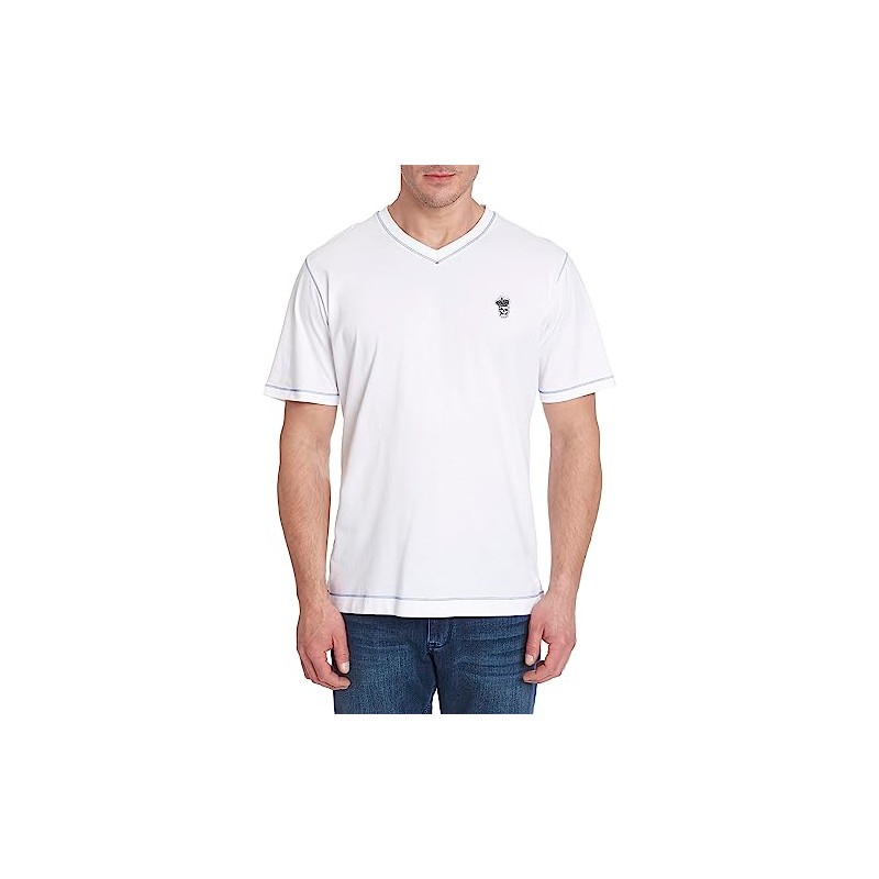 Robert Graham Damien S/S Knit Tshirt White