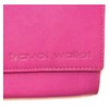 Leather Travel Document Wallet / Organiser / Case (Bright Pink),