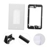 SHINEOFI 1 Set Brush Wire Management Plate Wall Plate with