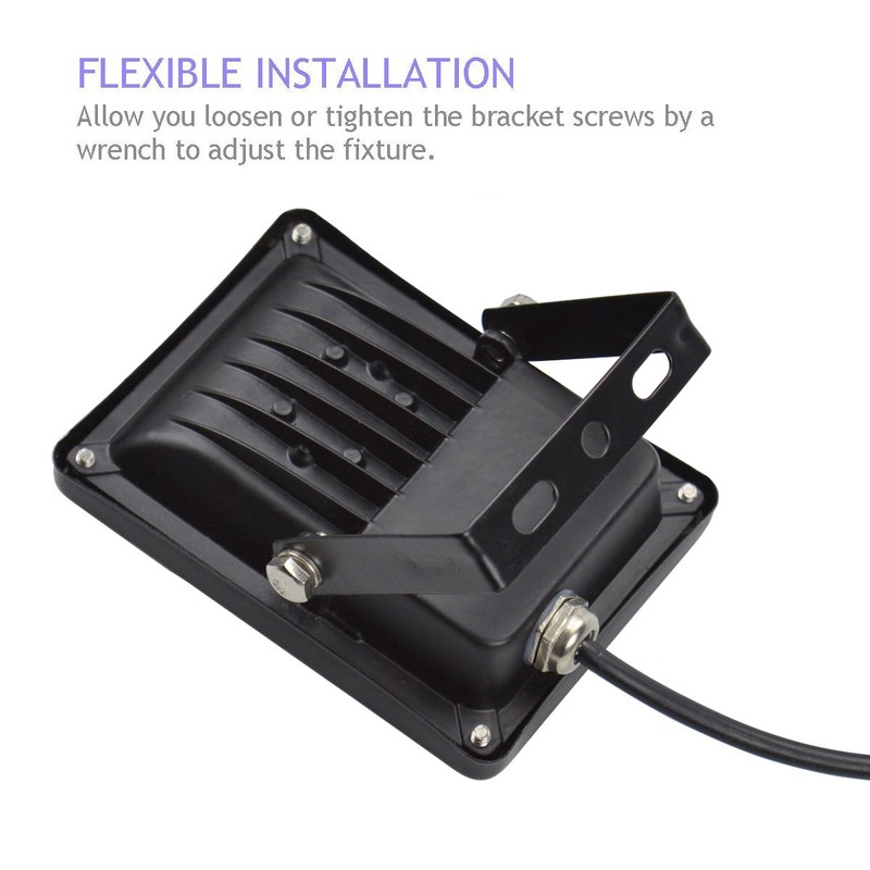 GLW 12V AC/DC LED Flood Light, 10W Mini IP65 Waterproof