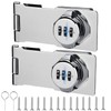 4.5inch 2Pack Folding Door Lock with Code 3-Digit Security Password