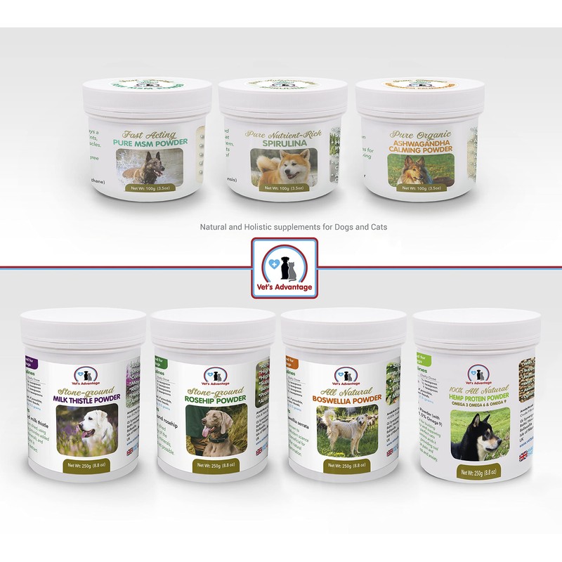 Vet's Advantage Ashwagandha Calmer For Dogs - Pure Herbal Support
