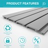 NeatiEase 2 x 4ft Slatwall Panel Wall Storage Systems, Slat