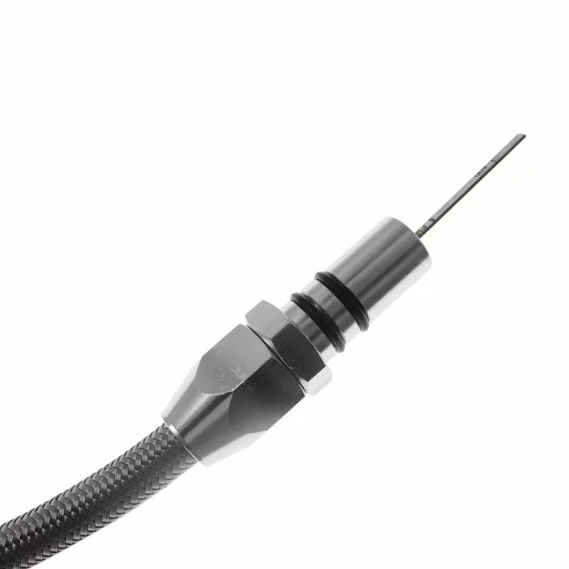 JahyShow Transmission Dipstick Stainless Braided Hose TH350 TH-400 700R4 Tranny