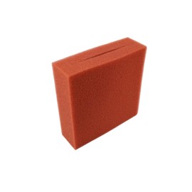 BioTec 5/10/30 Replacement Sponge Suitable for Oase Biotec Pond Filter/Red and Blue Filter Sponges Slotted / Dimensions 25 x 25 x 8 cm / German Quality / Filter Sponge (1 x Red Sponge Fine)