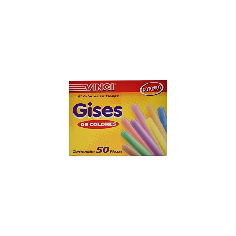 Gis Moldeado C/ 50 Vinci 2036 Cols.Surtidos Caja